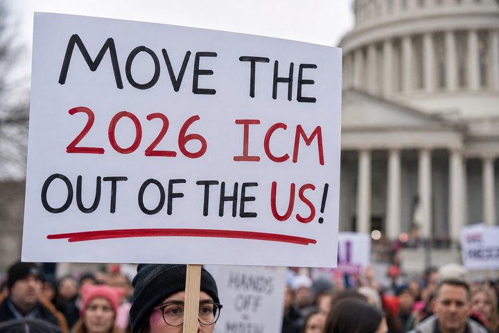 Mathematicians Demand: Move the 2026 ICM Out of the United States